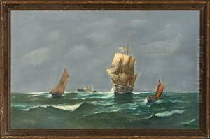Seascape With Ships, High Sea