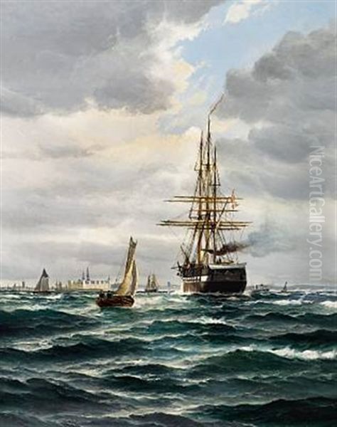 A Seascape Off Kronborg - view 1
