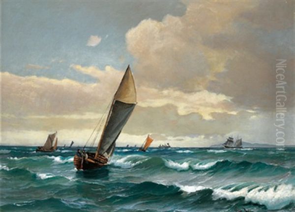 Segelschiffe Auf See - view 1
