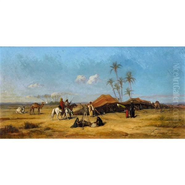 Oase Mit Beduinen - view 1
