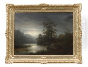Landskap I Mansken by Lars Theodor Billing
