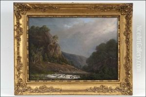 Vuoristomaisema - Bergslandskap by Lars Theodor Billing