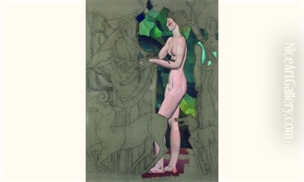 Le Sacrifice D'iphigenie (etude) - view 1