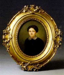 Portrait Einer Dame by Leon-Joseph Billotte