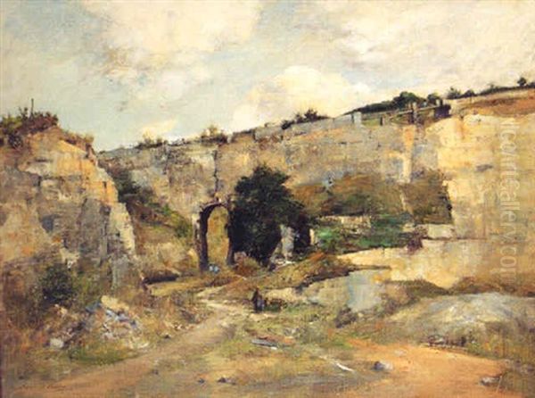Ancient Stone Quarry With Tunnel, Stone Bridges Beyond - view 1