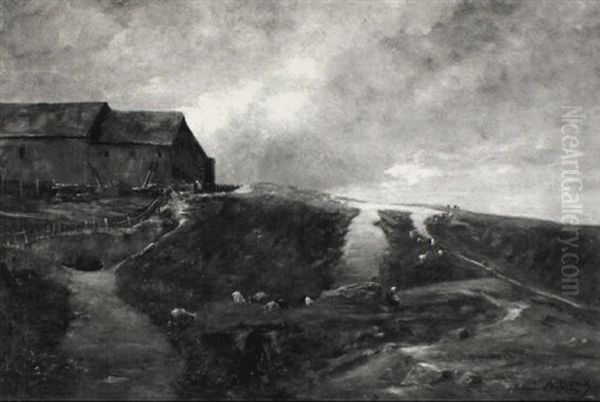 Temps Gris: Troupeau De Chevres - view 1