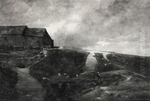 Temps  Gris: Troupeau De Chevres by Rene Billotte