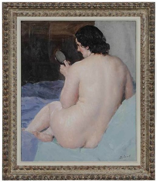 Nude Holding Mirror - view 1