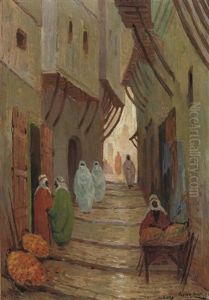 Rue A Algiers - Streetview In Algeria (+ Olive Mount, Jerusalem; 2 Works)