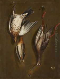 Trompe L'oeil With Birds