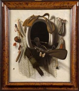 Trophees De Chasse Et De Peche A Travers Une Lucarne