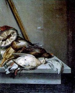 Jagdstilleben Mit Voegeln by Jacobus Biltius