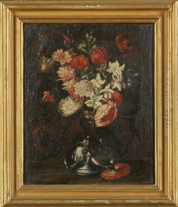 Blumenstillleben (pair) by Bartolommeo Bimbi