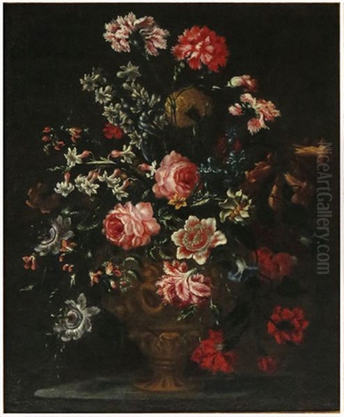 Still-life With Vase Of Flowers - view 1