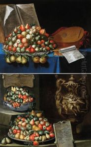 Monatsstillleben Mit Birnen, Juli (+ August; 2 Works)