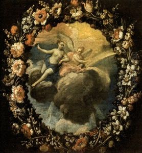 Perseus And Andromeda (+ Aurora In Floral Surrounds; 2 Works) by Bartolommeo Bimbi
