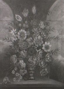 Still Life Of A Vase Of Flowers by Bartolommeo Bimbi