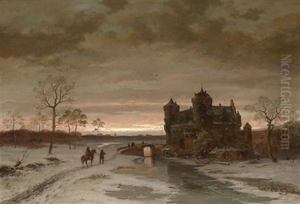 Romantische Winterlandschaft - view 1