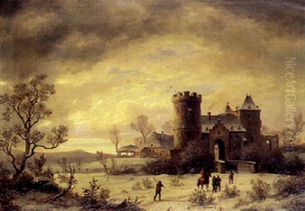 Feltherre Von Bulow Vender Hjem Til Borgen Med Sine Tropper - view 1