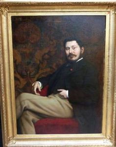 Portrait De Monsieur Savoy by Emile Jean Baptiste Philippe Bin