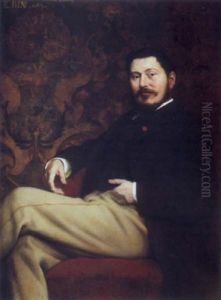 Portrait De Monsieur J. Savoy by Emile Jean Baptiste Philippe Bin