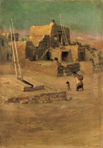 Oraibi (arizona) by Louis B. Akin