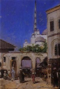 La Souk De Constantinople by Tony Binder