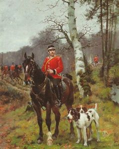 The Huntsmen by Adolphe Gustave Binet