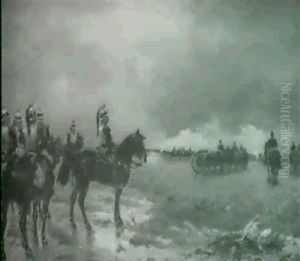 Before The Battle by Adolphe Gustave Binet