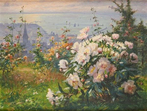 Vue Plongeante Sur Sainte Adresse Et Le Havre - view 1