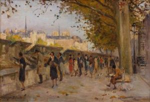 Les Quais De Paris, Les Bouquinistes by Georges Binet