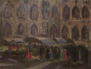 Scene De Marche by Georges Binet