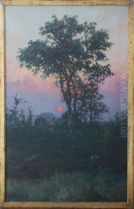 Paysage Au Soleil Couchant Paysage Au Soleil Couchant
