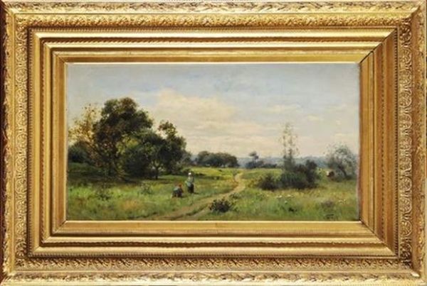 Paysannes Sur Le Chemin Fleuri - view 1