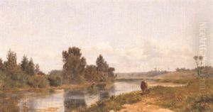 A River Landscape A River Landscape