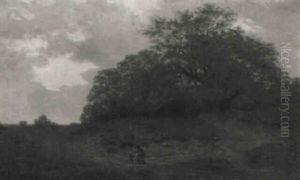 Mother And Child In A Wooded Landscape Mother And Child In A Wooded Landscape