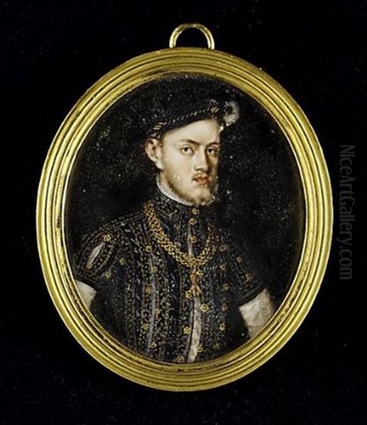 Philip Ii (1527-98), King Of Spain (1556-98), Wearing Bejewelled Black Doublet - view 1