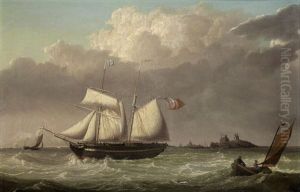 Topsail Schooner Off The Dutch Coast