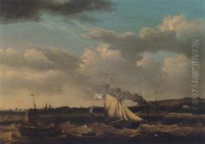 Sailing Ships Off The Coast Of Britain Sailing Ships Off The Coast Of Britain