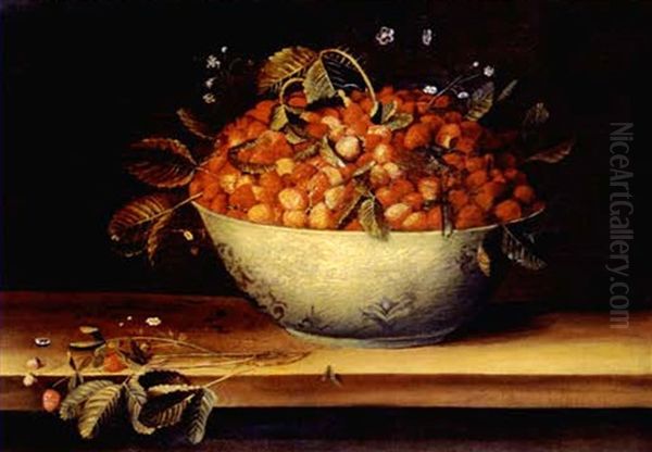 Stilleben Mit Schale Und Erdbeeren - view 1