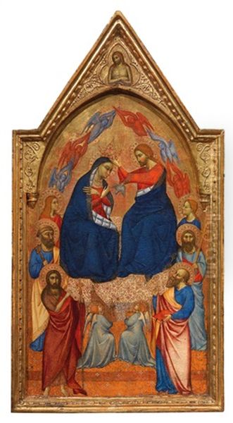 Coronation Of The Virgin With Saint John The Baptist - view 1