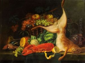 Stilleben Mit Hummer Und Hase by Reginald Bathurst Birch