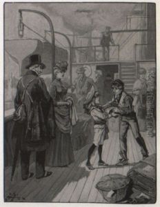 Dick Boards The Steamer To Bid Good-bye To Lord Fauntleroy Dick Boards The Steamer To Bid Good-bye To Lord Fauntleroy