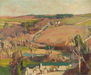 The Road To Lamorna Cove by Samuel John Lamorna Birch
