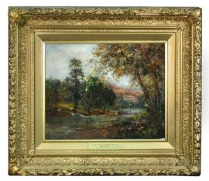 The River Fowey By Bodmin, Cornwall by Samuel John Lamorna Birch