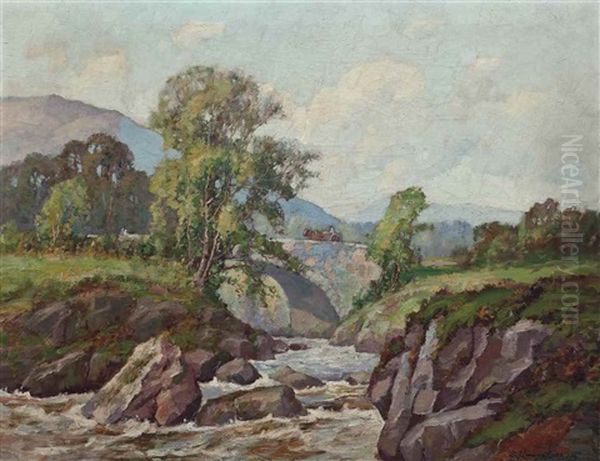 Sannox Bridge, On The Road To Lochranza, Arran - view 1