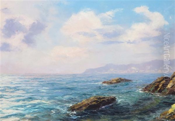 Towards The Cliffs Of Tregiffian, Lamorna - view 1