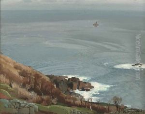 Along The Coast, Cornwall by Samuel John Lamorna Birch