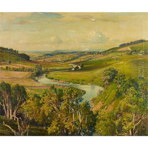 River Valley From Above - view 1