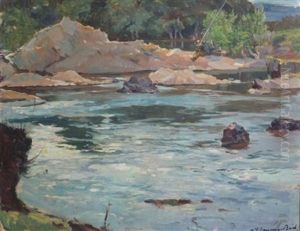 The Fisherman by Samuel John Lamorna Birch